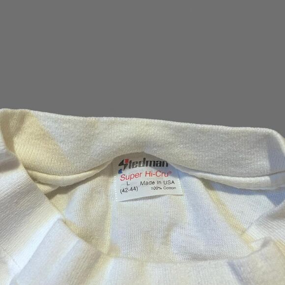 Vintage 80s Stedman San Diego Zoo Jaguar Graphic Single Stitch T Shirt Sz L 1987 - Picture 7 of 7